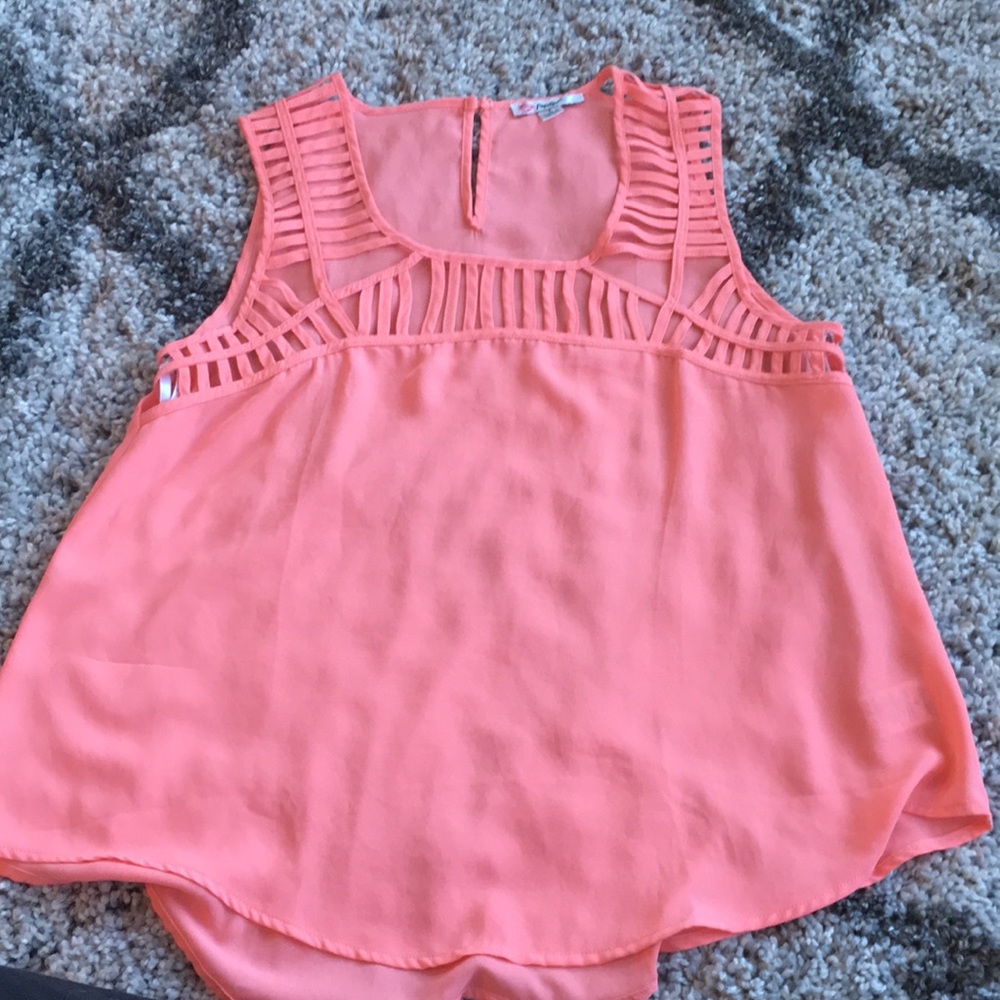 Pink Papaya Top Size Small
